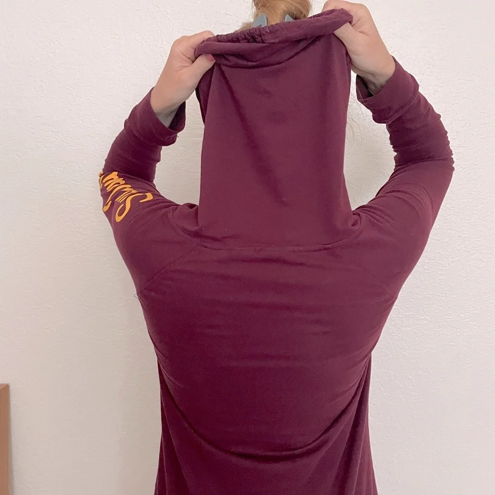 ASU Adidas Crew Neck Pullover Arizona State University Sun Devils Pockets - Picture 8 of 8